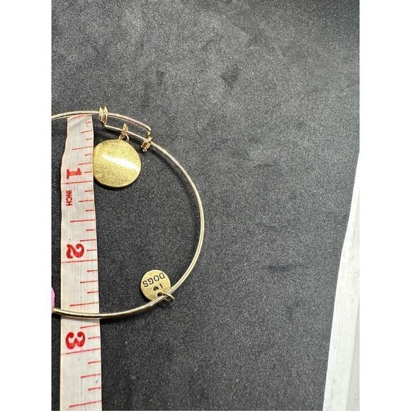 VINTAGE Beautiful LAB Bangle Bracelet,,Photo Snap Charm Of LAB,WITH  "I Love My - Picture 7 of 7